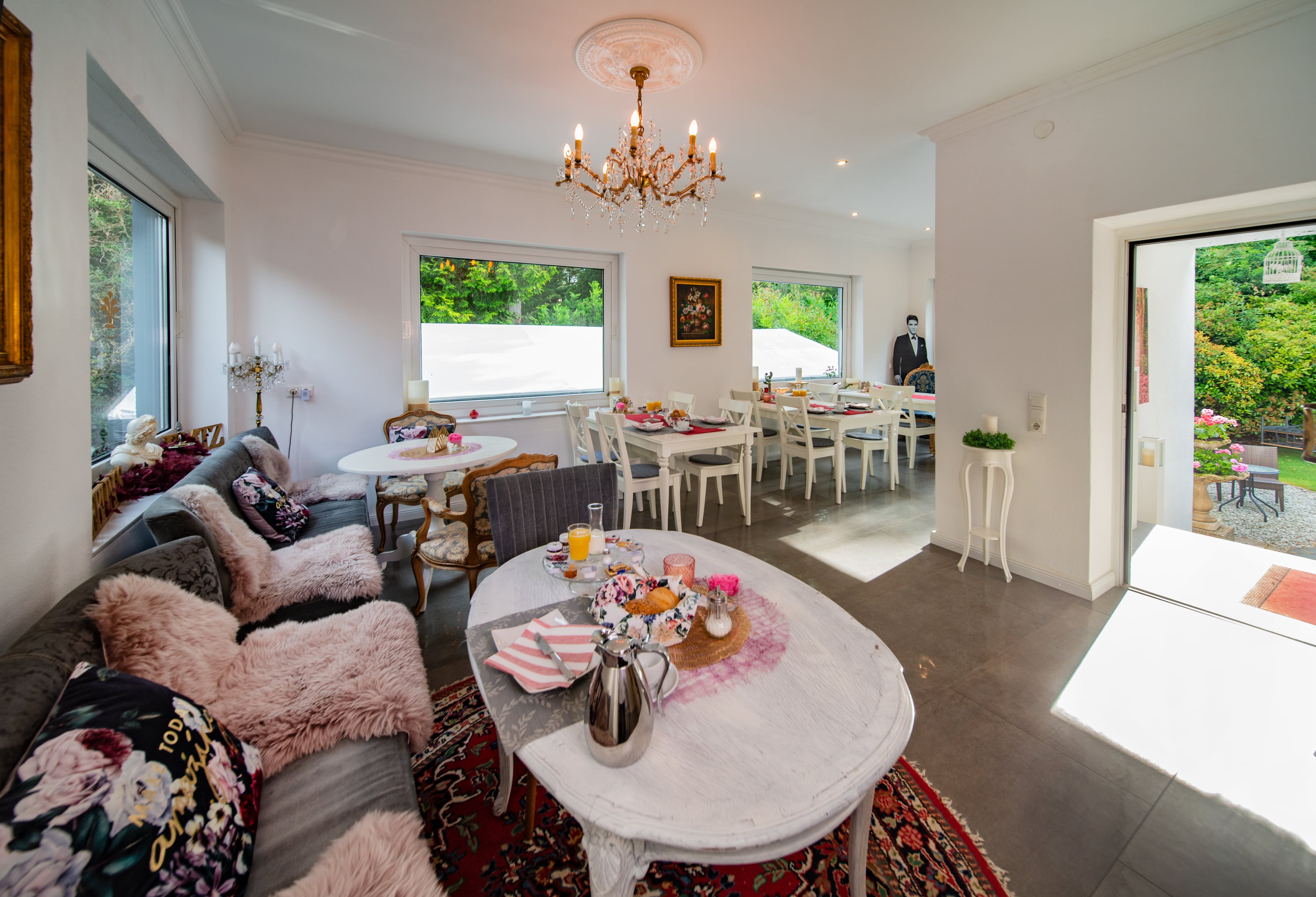 Frühstücksraum in der Villa am Südpark