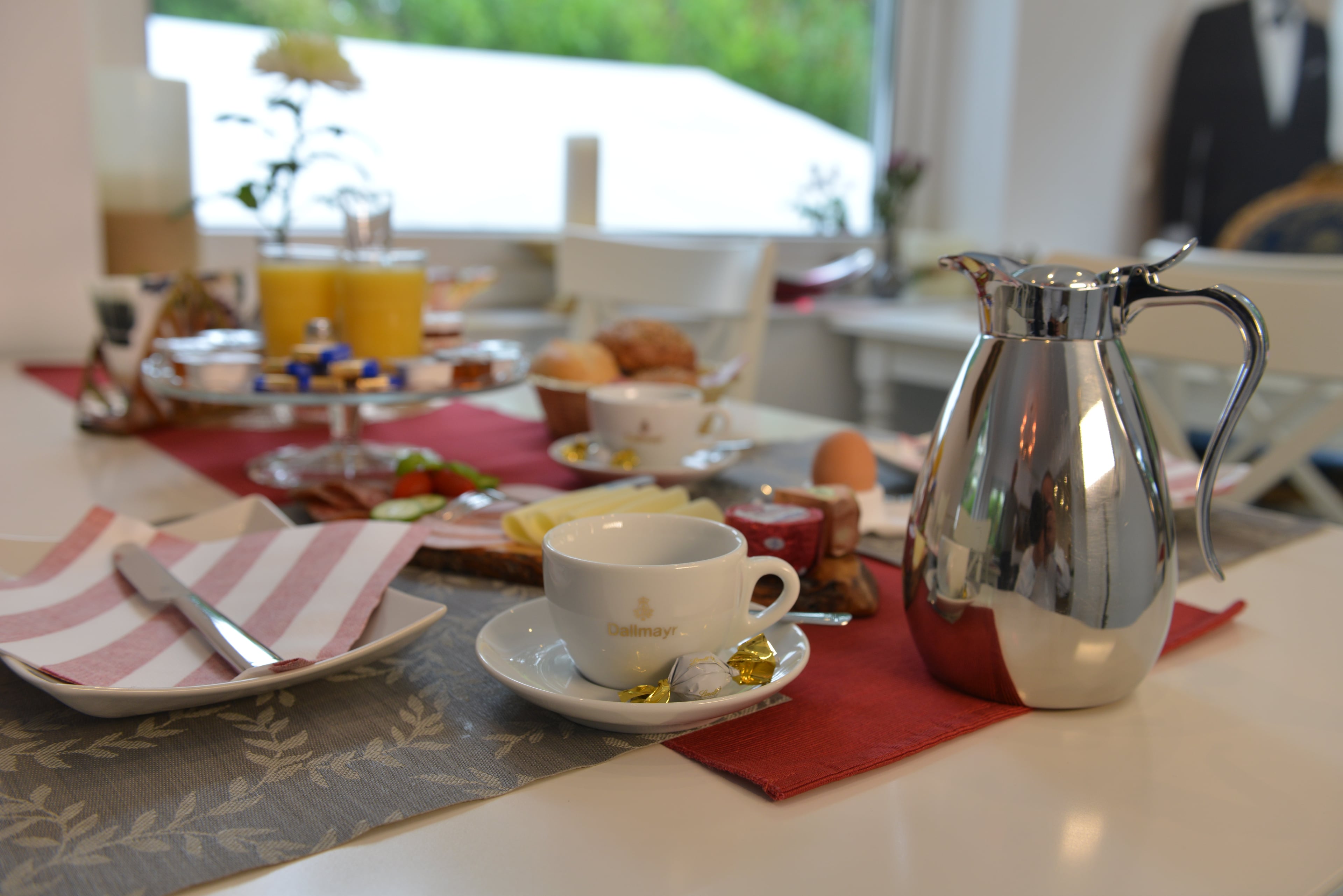 Frühstück und Aufenthaltsraum in der Villa am Südpark